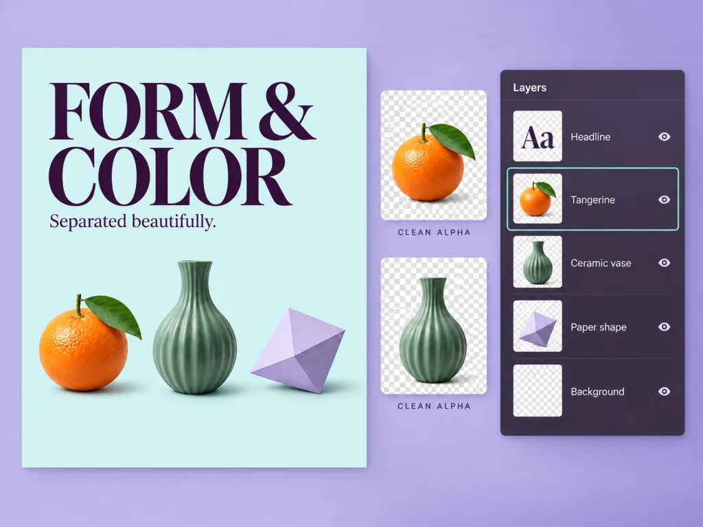 True Multi-Layer PSD with Clean Alpha Masks